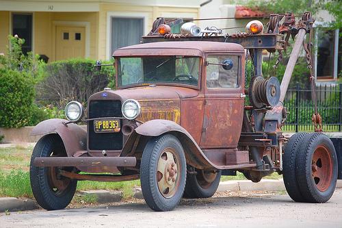 old towtruck